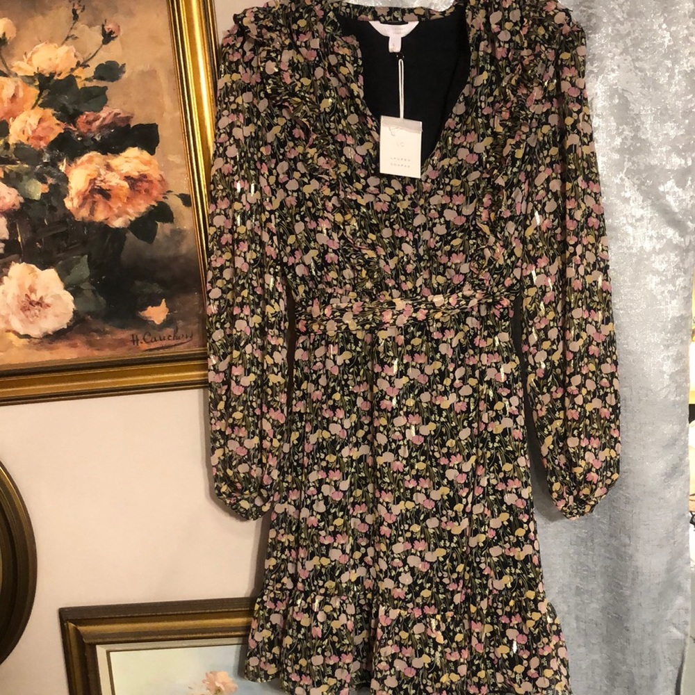 LC Lauren Conrad Ruffle Mini Dress